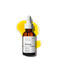 The Ordinary Resveratrol 3% + Ferulic Acid 3% antioxidant serum bottle with dropper for anti-aging skincare.