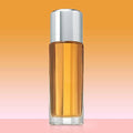 Calvin Klein Escape floral perfume bottle with notes of apricot, jasmine, amber, sandalwood, vanilla, and musk.