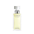 Calvin Klein Eternity floral women's perfume bottle with white lily, rose, sandalwood, and amber notes, shown on a white background.