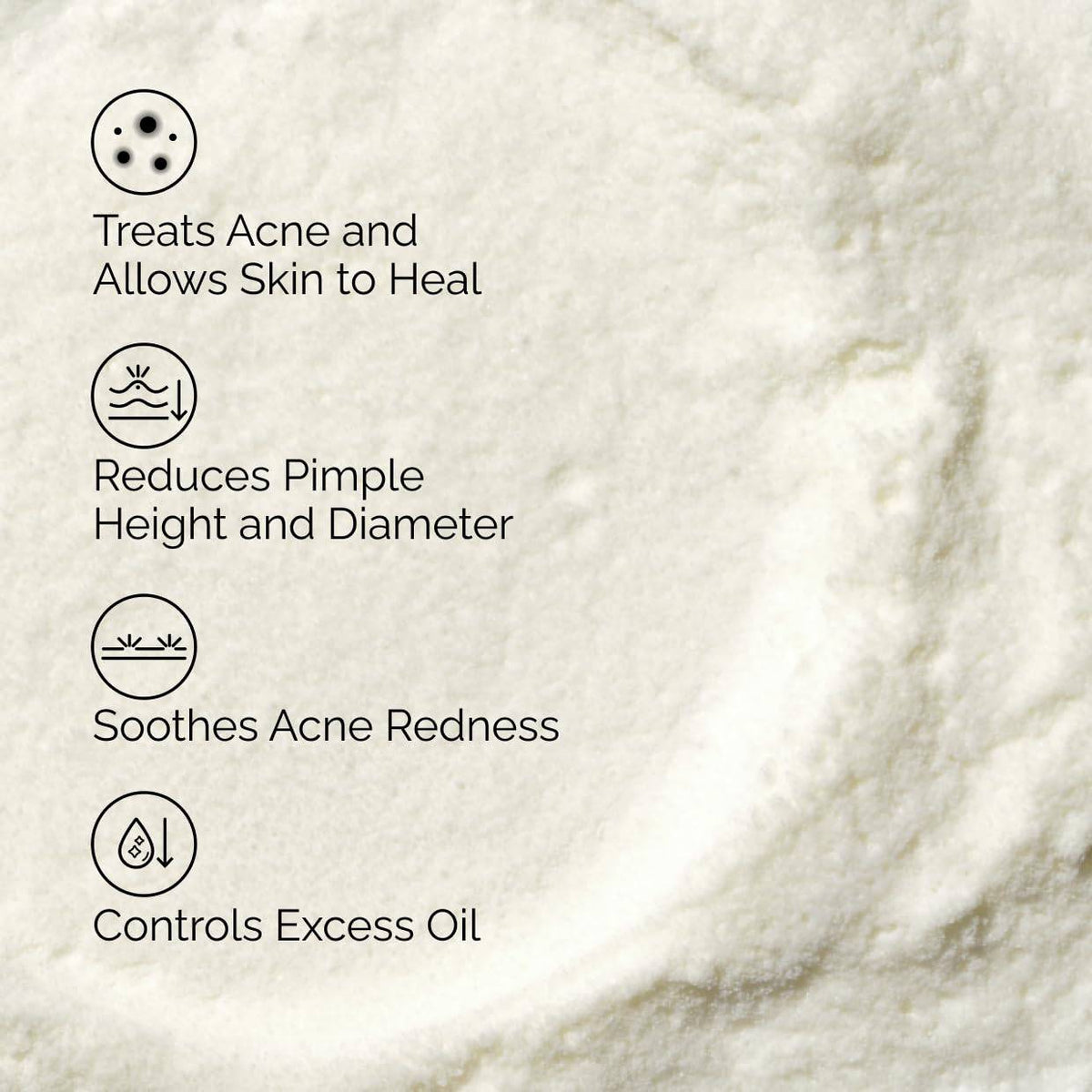 SlimBag The Ordinary Sulfur 10% Powder-to-Cream acne spot treatment in 0.18 oz, showing the product container and application area.
