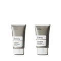 The Ordinary skincare travel set with Squalane Cleanser and Natural Moisturizing Factors + HA in 1.7oz and 1oz sizes.