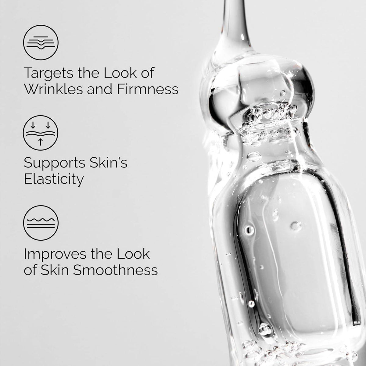 SlimBag The Ordinary Multi-Peptide and Hyaluronic Acid serum in a 1 fl oz bottle, designed to improve skin elasticity and reduce crow’s feet.