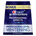 Crest 3D Whitestrips Professional Effects teeth whitening kit with 22 treatments and 44 strips for enamel-safe, professional-level whitening