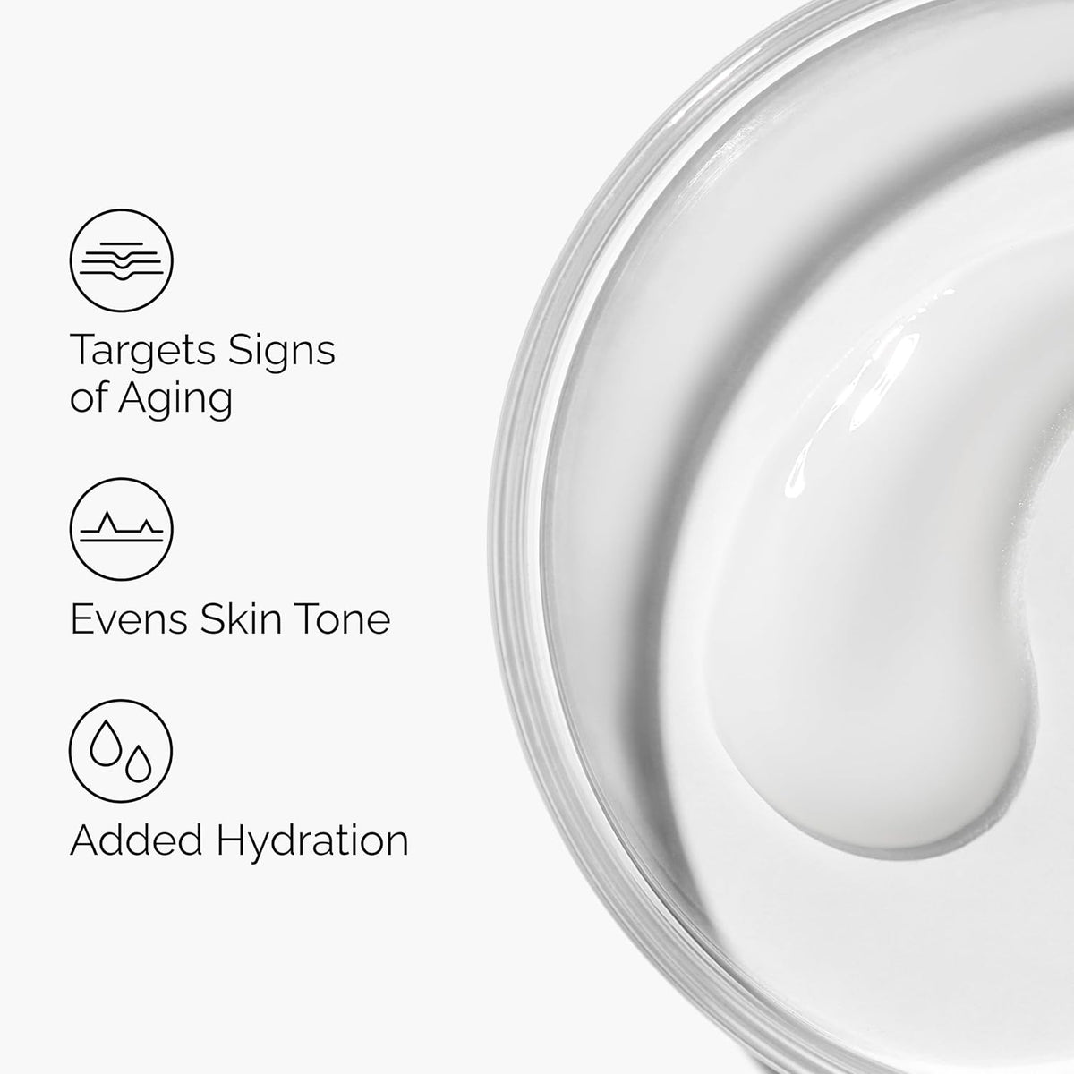 SlimBag Vitamin C Serum with 23% L-Ascorbic Acid and Hyaluronic Acid spheres in a clear bottle, featuring a white pump dispenser.