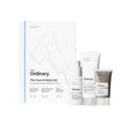 SlimBag The Ordinary face and body skincare set with Niacinamide 5% emulsion, moisturizing factors, inulin body lotion, and hyaluronic acid.