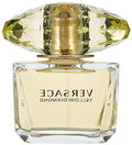 Versace Yellow Diamond women's 3 oz Eau de Toilette spray with a clear glass bottle and yellow liquid fragrance.