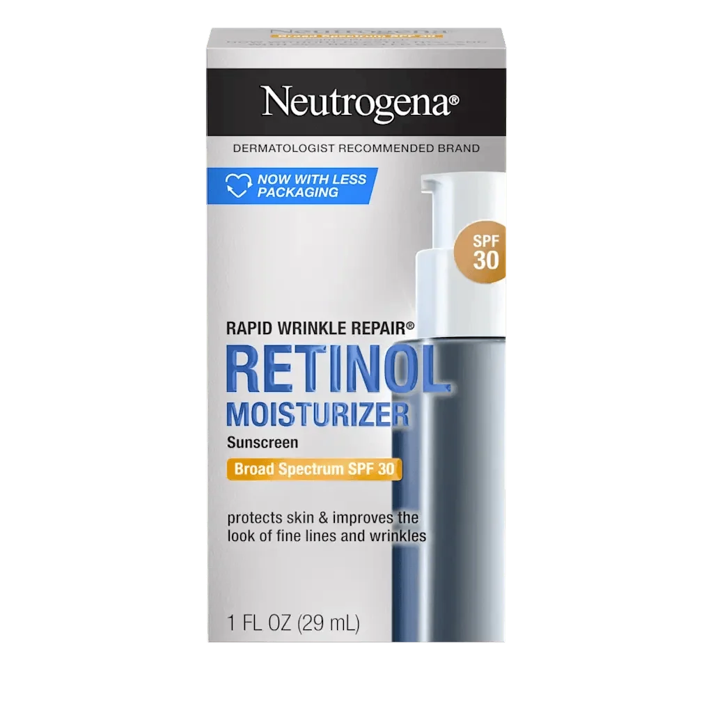 Neutrogena® Rapid Wrinkle Repair Retinol Moisturizer with Sunscreen Broad Spectrum SPF 30, 1 Fl. Oz