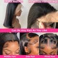 Lace Wig Natural Color Free-parting Short And Straight
