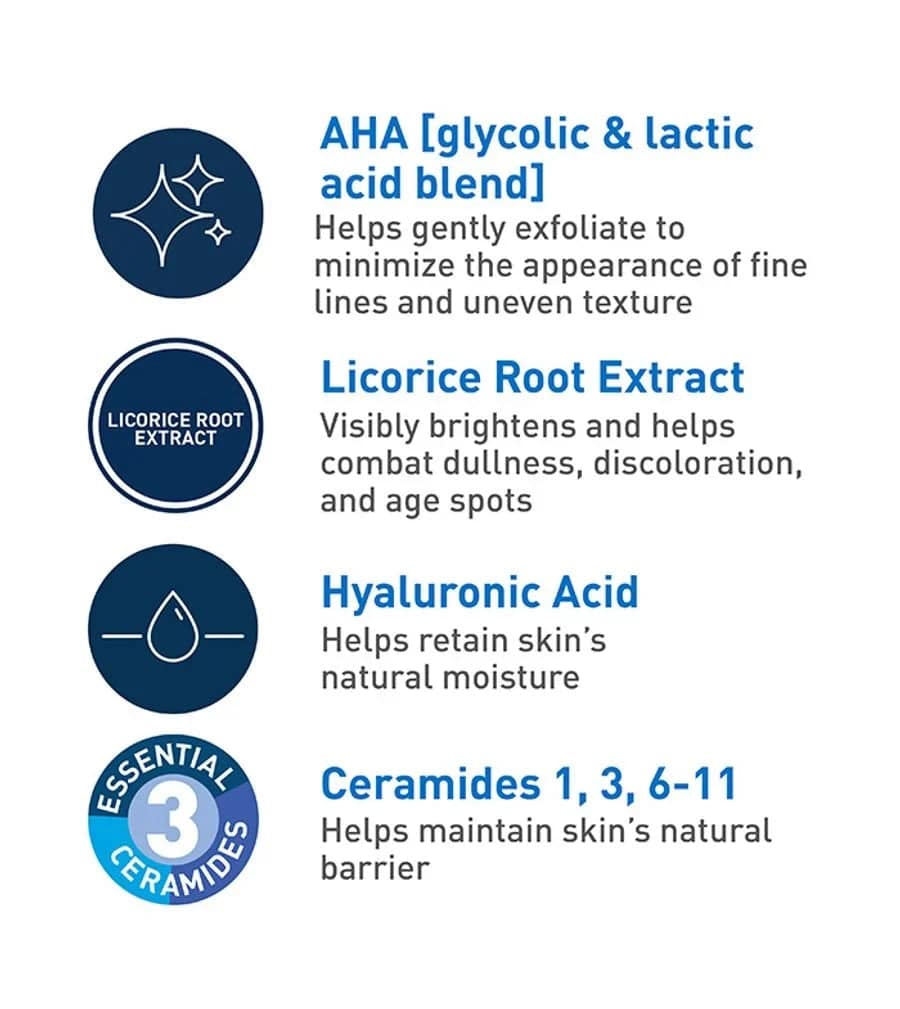 SlimBag CeraVe Skin Renewing Nightly Exfoliating Treatment in a jar, featuring a smooth, exfoliating cream for nightly skincare.