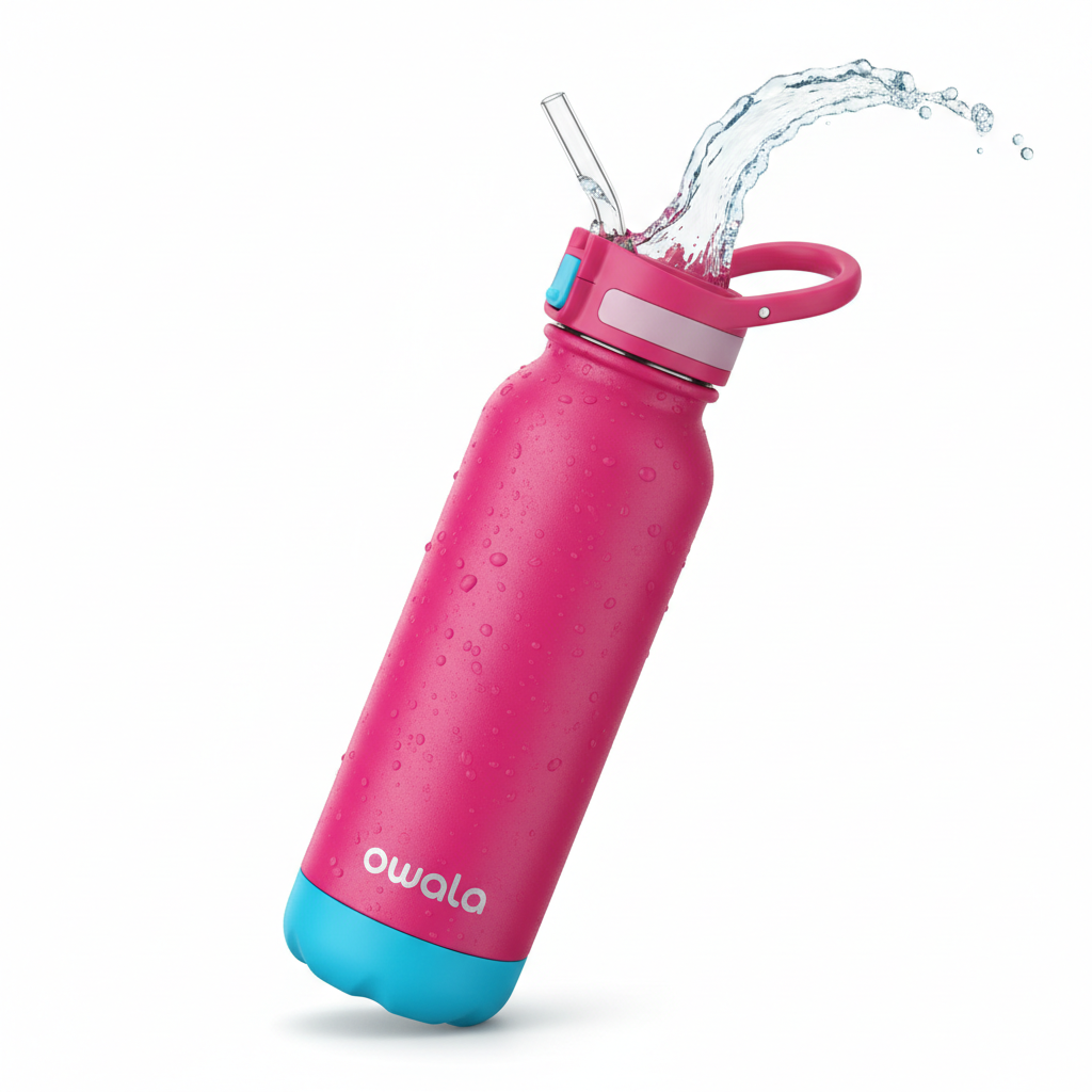 Owala FreeSip Sport 24oz Hot Pink