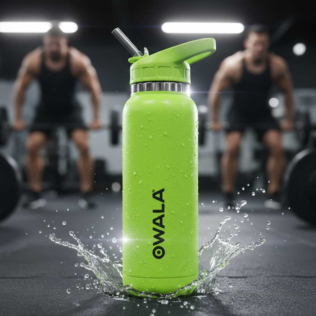Owala FreeSip Sport 24oz Neon Green